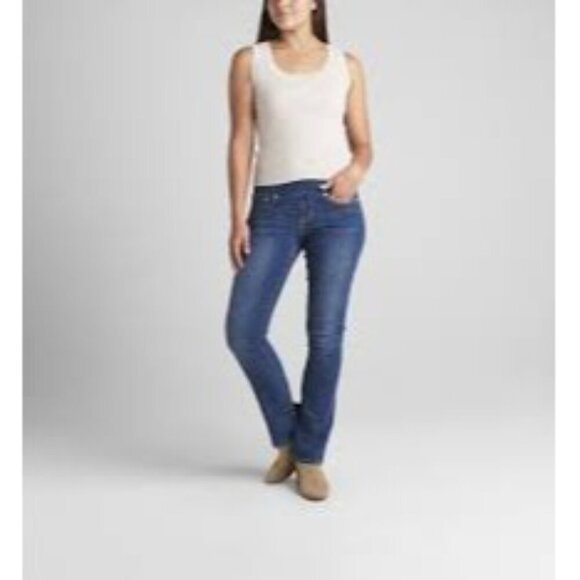JAG JEANS HIGH RISE BOOT LEG PULL ON JEANS SIZE‎ 4 - Picture 1 of 7
